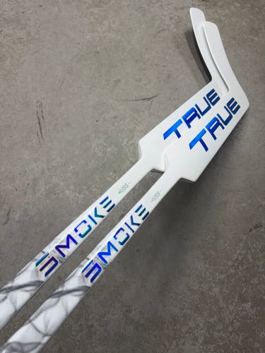 2 PACK True HZRDUS Smoke Regular Goalie Stick 25.5” Paddle Pro Stock (New)