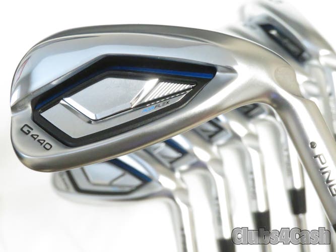 PING G440 Irons Black Dot NS PRO Modus3 Tour 115 Stiff 5-P+U  +3/4" TALL   MINT