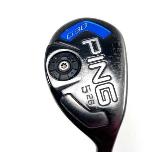 Ping G30 5 Hybrid 26* TFC 419 Soft Regular Senior Graphite Mens RH Midsize Grip