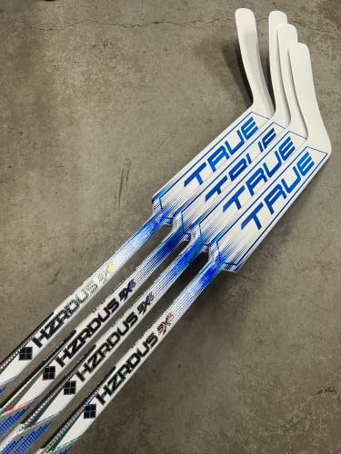 4 PACK True HZRDUS 9X4 Regular Goalie Stick 26" Paddle Joel Hofer Pro Stock (New)