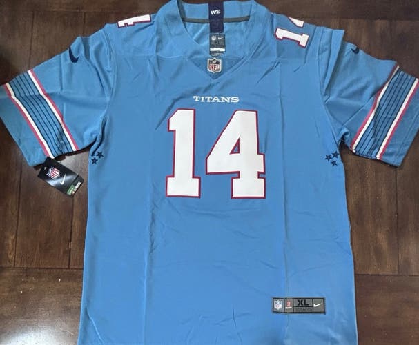 Tennessee Titans Carnell Tate Blue Jersey Adult XL