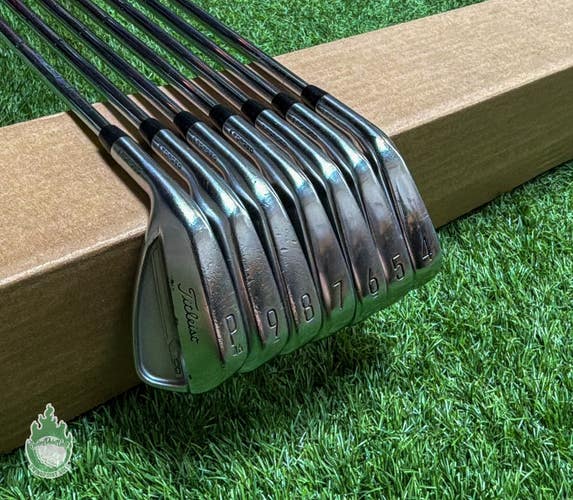 Used LH Titleist T100 3G Forged Irons 4-PW DG X100 X-Stiff Flex Steel Golf Set