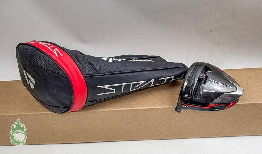Used Left Handed TaylorMade Stealth Plus+ Driver 9* HEAD ONLY Golf Club