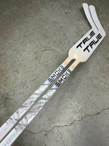 2 PACK True HZRDUS Smoke Regular Goalie Stick 26” Paddle KEMPF NHL Pro Stock (New)