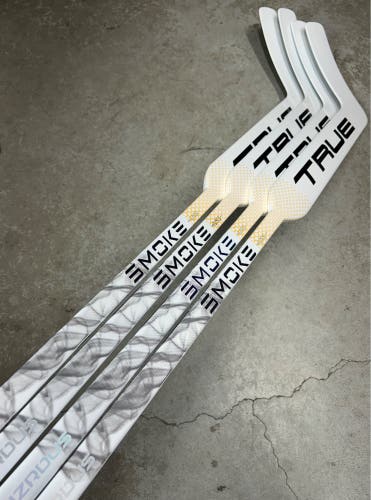 4 PACK True HZRDUS Smoke Regular Goalie Stick 26” Paddle KEMPF NHL Pro Stock (New)