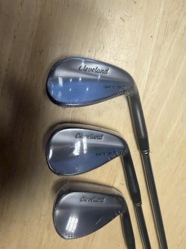 Cleveland Rtz2 Wedge Set (50,54,58) BLACK, MID & 588 BOUNCE