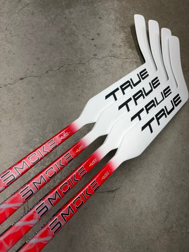 4 PACK True HZRDUS Smoke Regular Goalie Stick 27” Paddle Pro Stock (New)