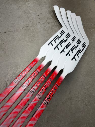 5 PACK True HZRDUS Smoke Regular Goalie Stick 27” Paddle Pro Stock (New)