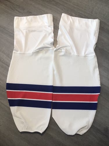White NTDP Senior Large Nike Practice Socks Pro Stock (New)