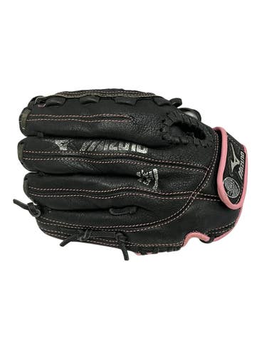 Used Mizuno FINCH PROSPECT RH Throw Fastpitch Gloves Black 11" 11692-S000157970