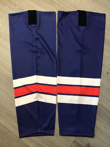 Blue NTDP Senior Large Game Socks Pro Stock (New)