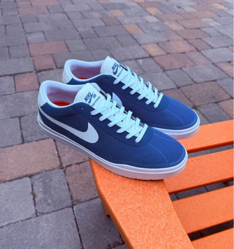 Mens US Size 11 Nike SB Bruin Hyperfeel Canvas SB Sneakers - Industrial Blue NWB