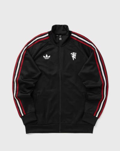 Black Men’s Size XL adidas Originals Manchester United Track Top Men’s Full Zip Jacket JZ2230