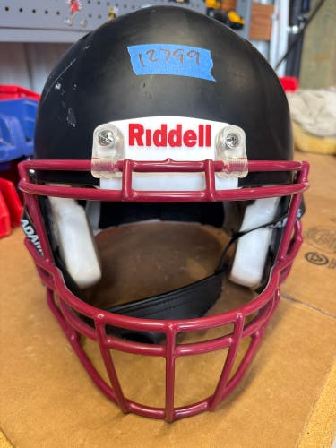 USED RIDDELL SPEED ICON ADULT HELMET - XL - FLAT BLACK