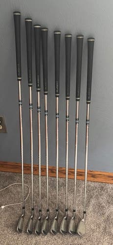 Men's 2014 Cobra Baffler XL Right Handed Iron Set Stiff Flex (New)