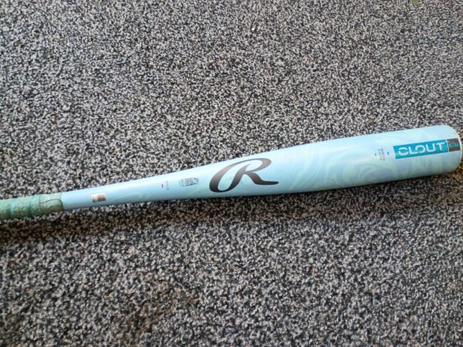 Rawlings Clout AI Alloy USSSA Certified Bat (-10) 20 oz 30" (Used)