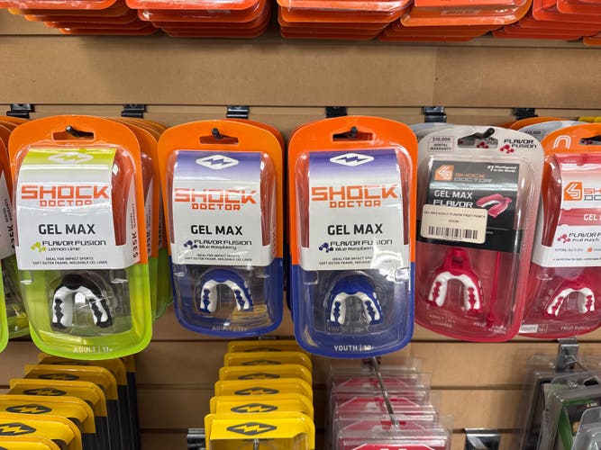 Shock Doctor Mouthguard (New) gel max flavor fusion youth and adult