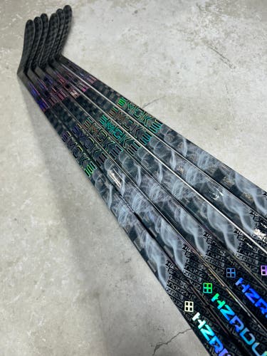 6 PACK 75 Flex Custom P28 Hzrdus Smoke Senior True Left Hand Pro Stock (New)