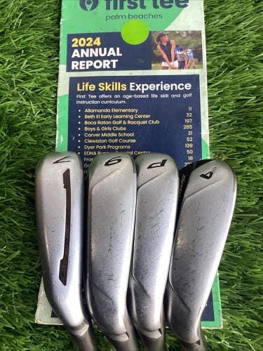 TaylorMade Speed Blade Iron Set 7-9-PW-AW With Ladies Graphite Shafts