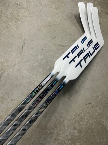 3 PACK True HZRDUS Smoke Regular Goalie Stick 25” Paddle (New) NHL Pro Stock