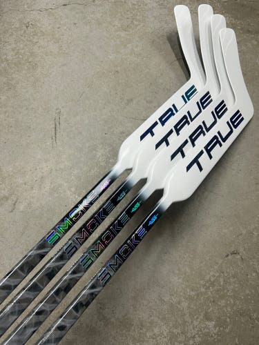 4 PACK True HZRDUS Smoke Regular Goalie Stick 25” Paddle (New) NHL Pro Stock
