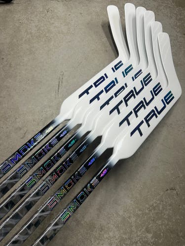 6 PACK True HZRDUS Smoke Regular Goalie Stick 25” Paddle (New) NHL Pro Stock