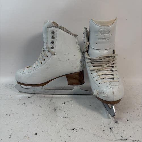 Elle by Jackson Figure Skates, White, 4.5W