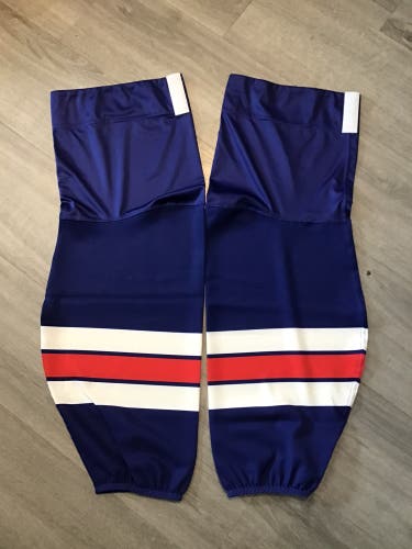 Blue NTDP Senior Large Nike Practice Socks Pro Stock (New)