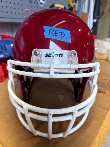 USED SCHUTT XP PRO VTD II ADULT FOOTBALL HELMET - LARGE - FLAT BLACK - REJECT