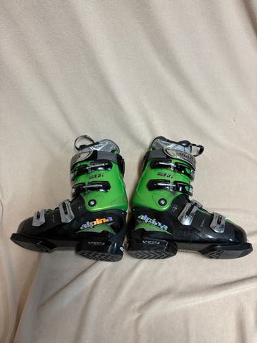 Mondo 24 & 24.5 Unisex Alpina All Mountain ONE66 Ski Boots (Used)