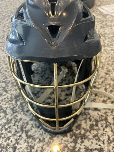 Cascade R lacrosse helmet adult Navy Gold facemask