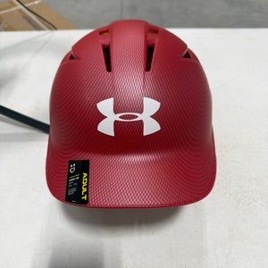 Adult 6 1/2 - 7 1/2 Under Armour UABH2-100 Batting Helmet Red (New)