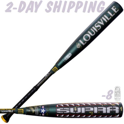 NEW | 2027 Louisville Slugger SUPRA TIGERSHARK 31" / 23 oz USSSA 2¾" Travel Baseball Bat w/Warranty