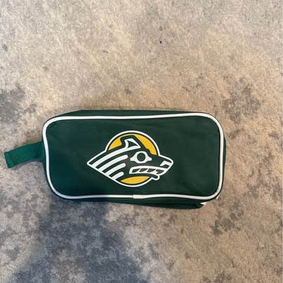 UAA Seawolves NCAA Hockey Toiletry / Accessory Bag - Green (New)
