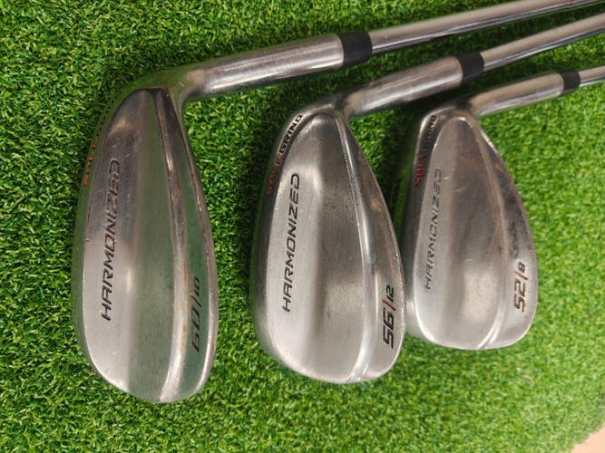 Set of 3 Wilson Harmonized Sole Grind Wedges 52,56,60