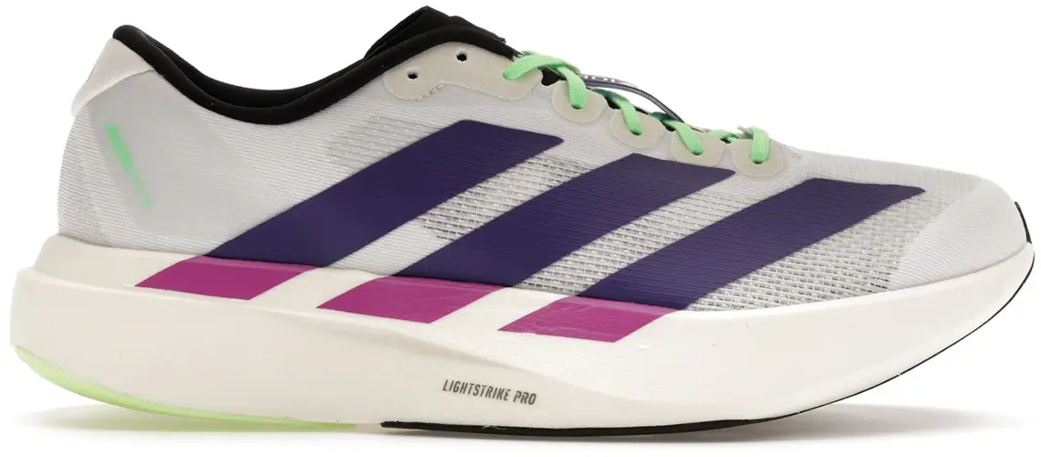 Size 8 - adidas Adizero Evo SL White Purple MENS JS4495