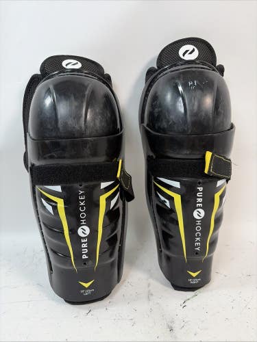 Pure Hockey Hockey Shin Pads, 10"