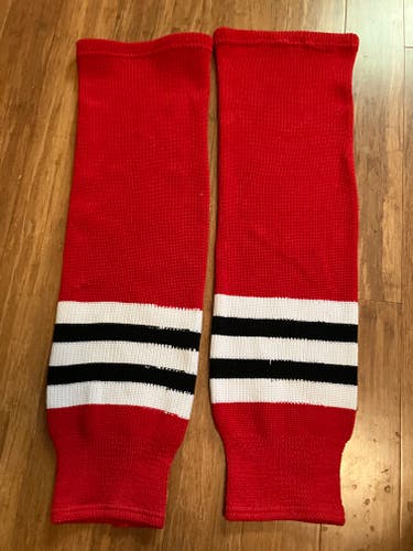 Red Senior Large Socks (Used)