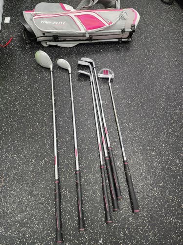 Used Top Flite JUNIOR Jr Package Set RH Pink 7 Piece 11849-S000044889