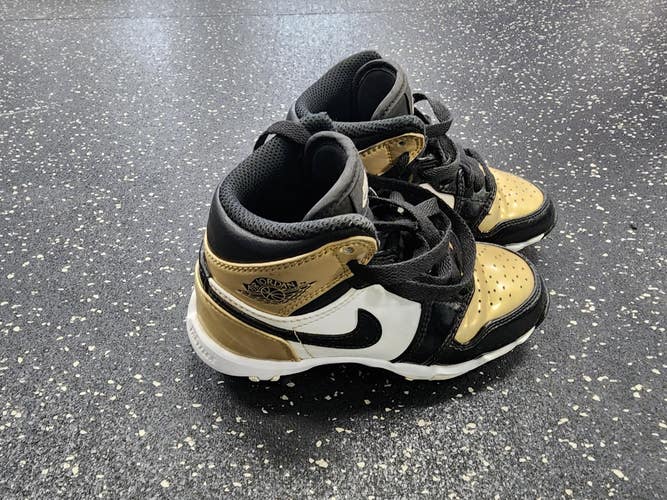 Used Nike AIR JORDAN BB/SB Cleats Black Youth 11.0 11849-S000044874