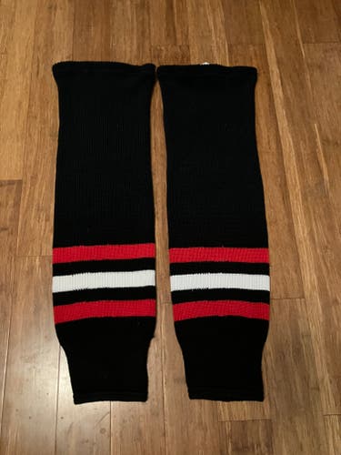 Black Senior Large CCM Socks (Used)