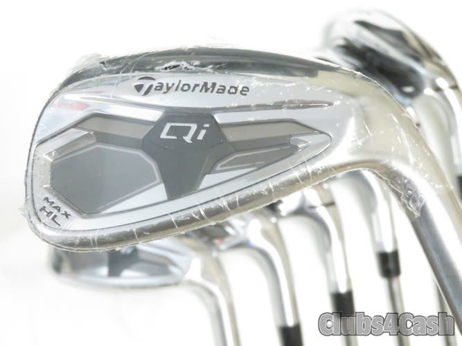 Taylormade Qi Max HL Irons KBS Max LITE Steel Regular Flex 5-P+Aw .. Shop Wear
