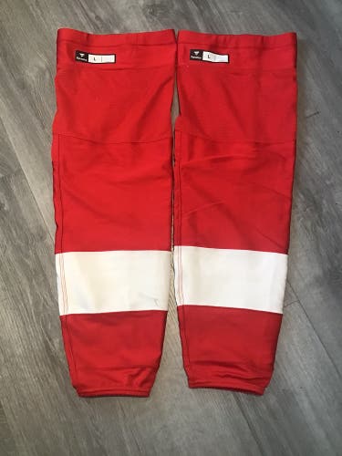Red Wings Senior Large Fanatics Development Camp Practice Socks Pro Stock (Used)