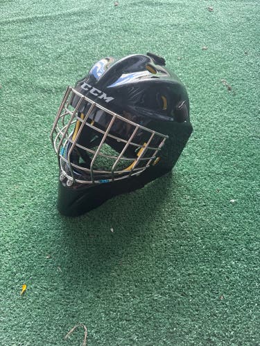 Black Senior CCM Axis 1.5 Goalie Mask (Used) 7 - 7 1/2