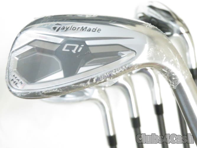 Taylormade Qi Max HL Irons KBS REAX HL 50 A-Flex 6-P+A SENIOR .. Shop Wear