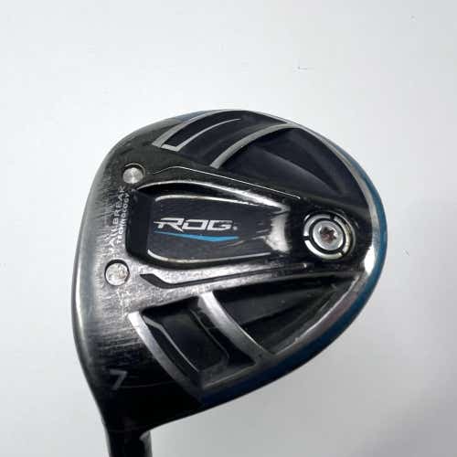 LEFTY Callaway Rogue 7 Fairway Wood 21* Taylormade M2 REAX 55g Senior LH