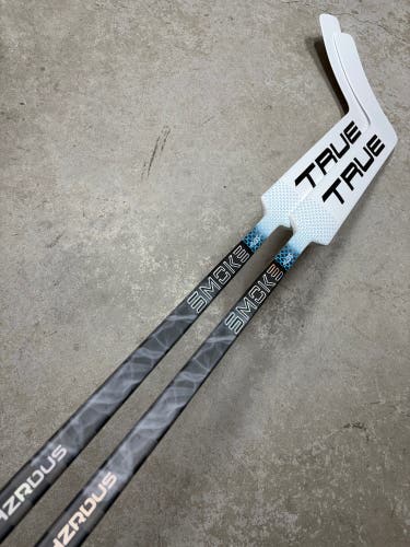 2 PACK True HZRDUS Smoke Regular Goalie Stick 26” Paddle (New) NHL Pro Stock