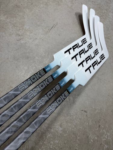 4 PACK True HZRDUS Smoke Regular Goalie Stick 26” Paddle (New) NHL Pro Stock