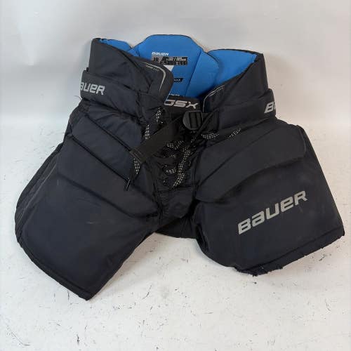 Bauer GSX Hockey Goalie Pants, Black, Junior Large/XL