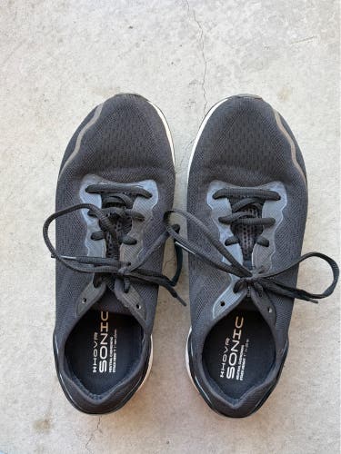 Black Women's Size M 7.5 (W 8.5) Adult Under Armour Shoes (Used)